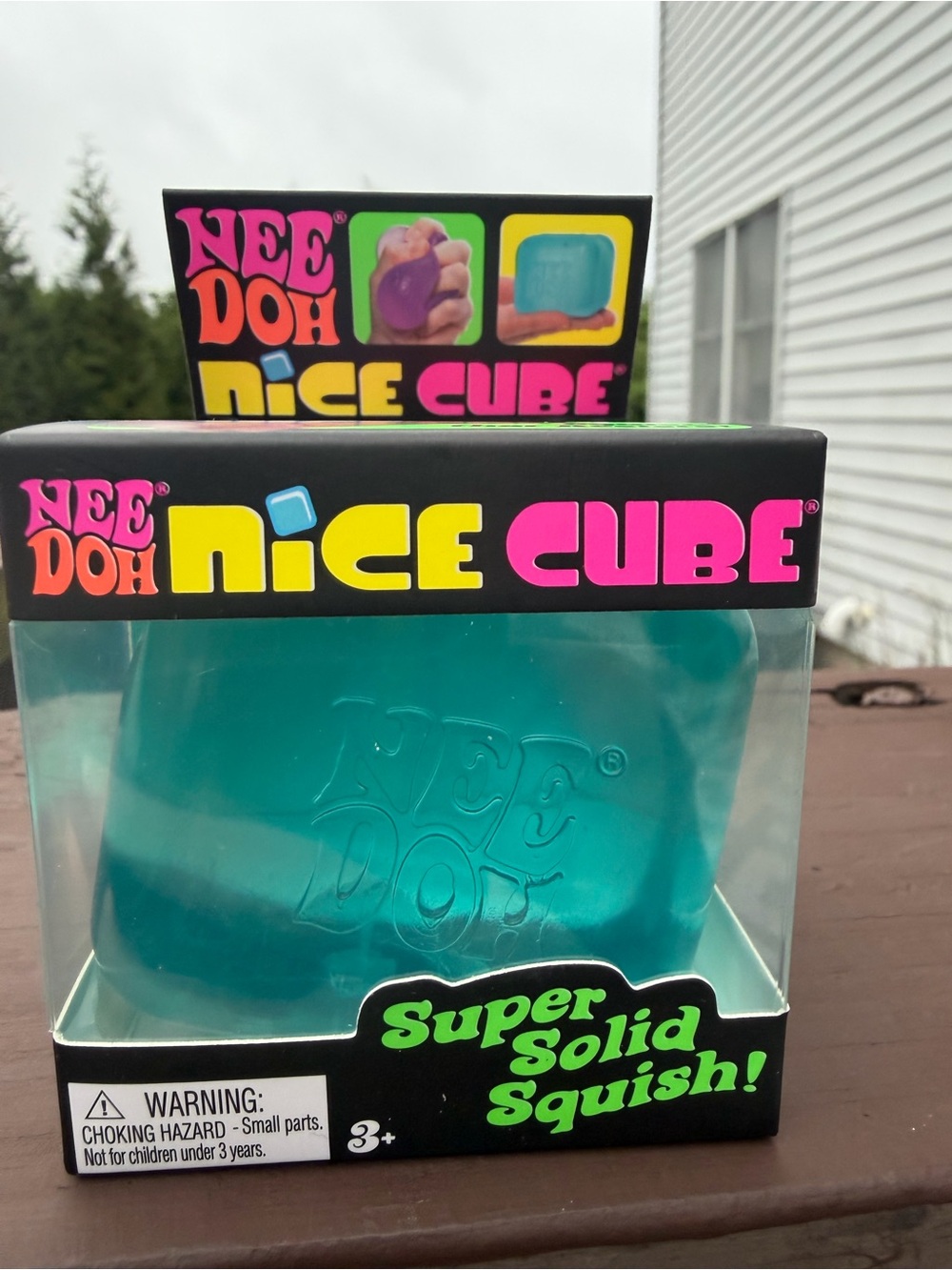 NeeDoh Nice Cube Super Solid squish- Blue